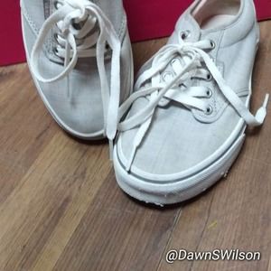 Van off the wall sneakers.